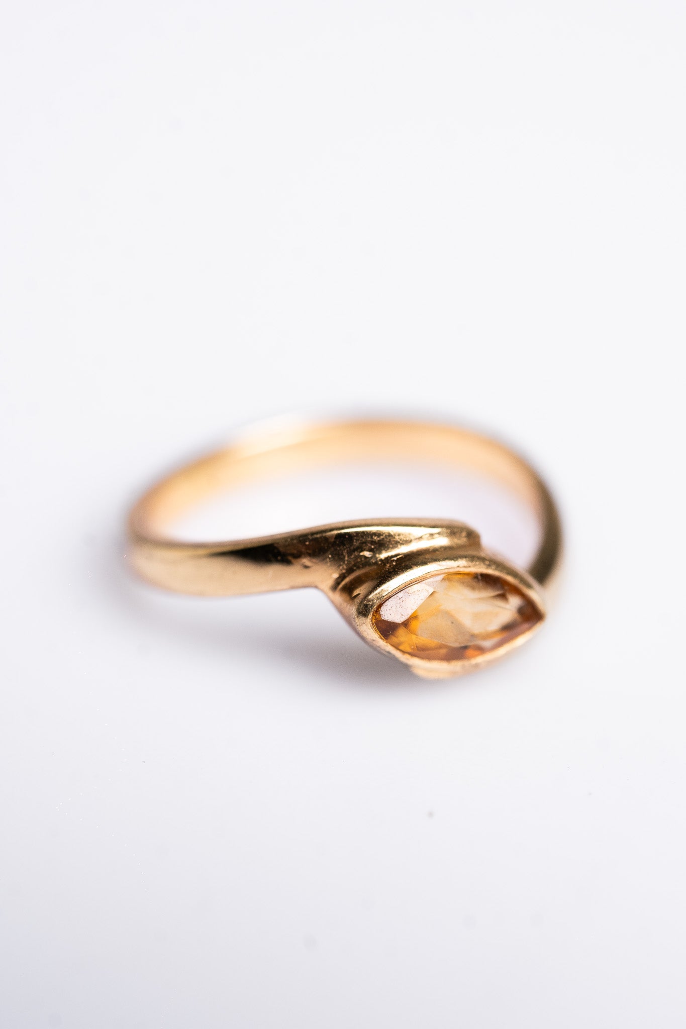 Evil Eye Twist Citrine