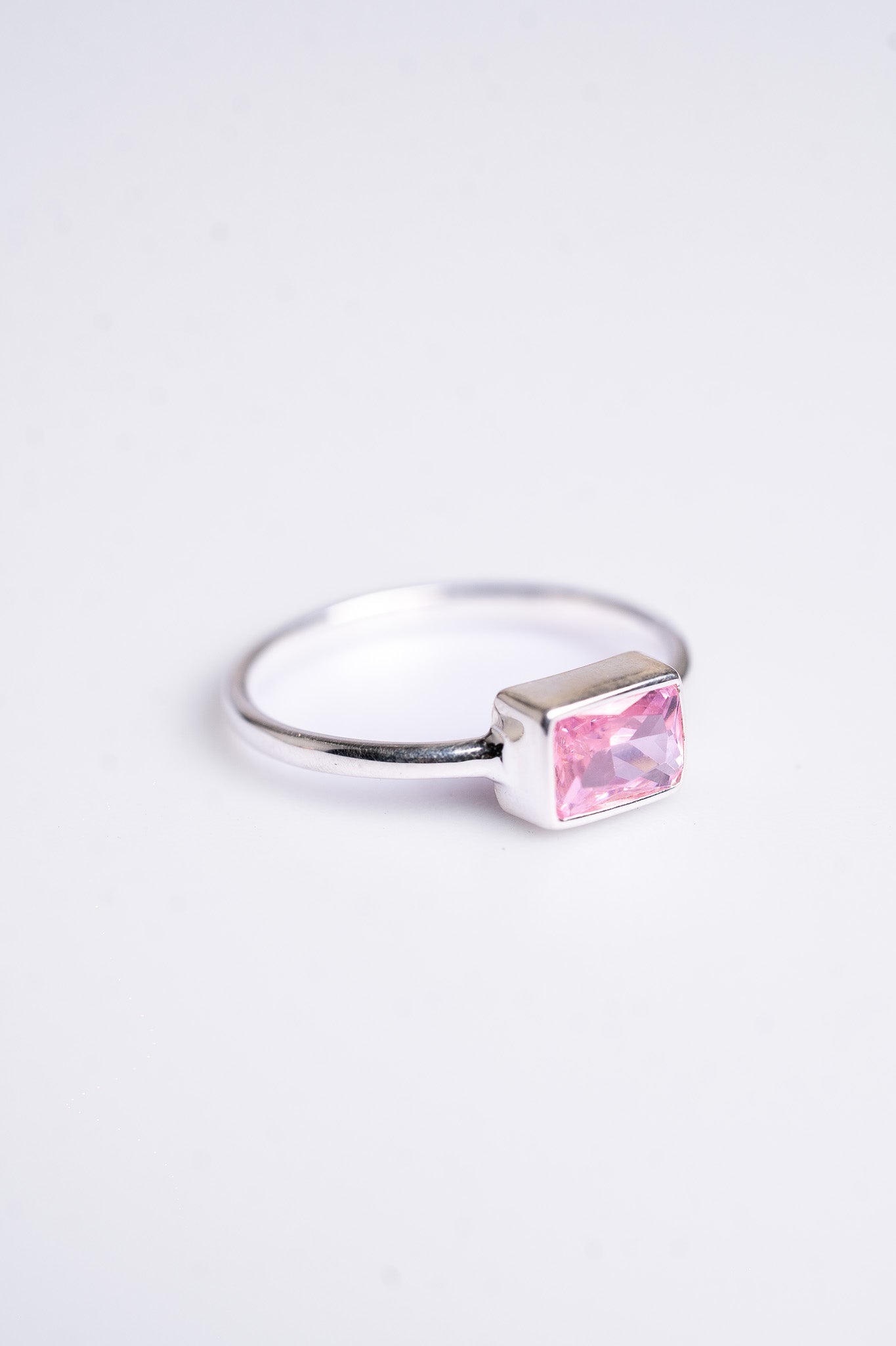 Horizontal Heirloom Pink Sapphire