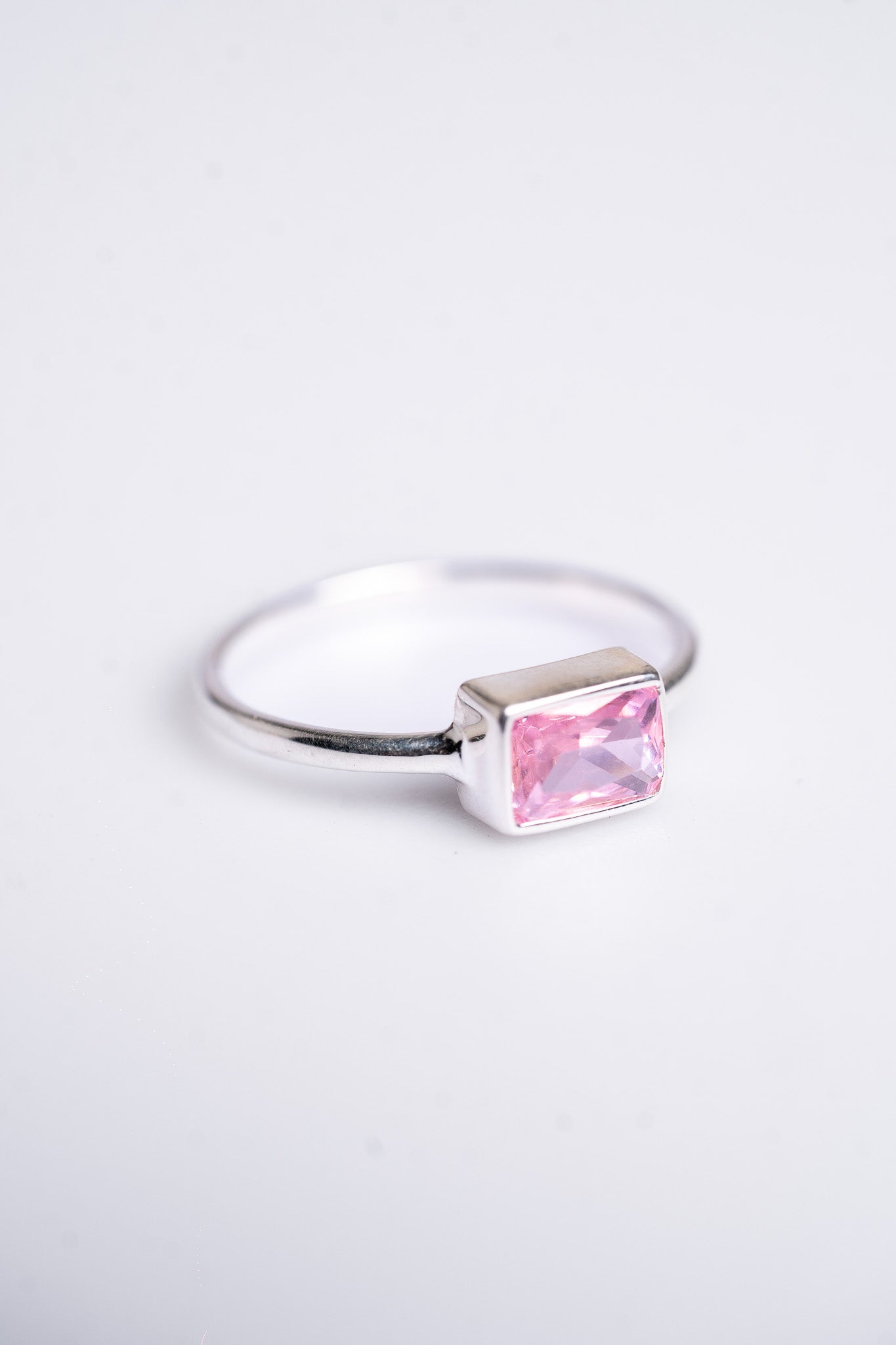 Horizontal Heirloom Pink Sapphire