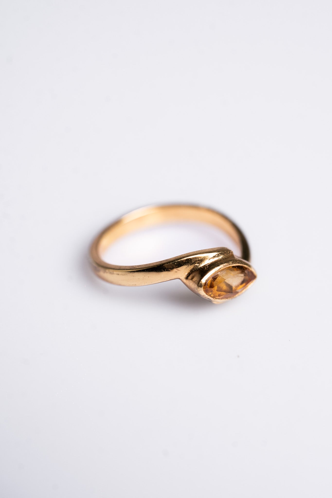 Evil Eye Twist Citrine